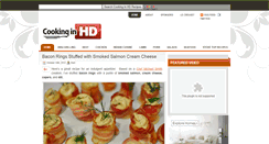 Desktop Screenshot of cookinginhd.com